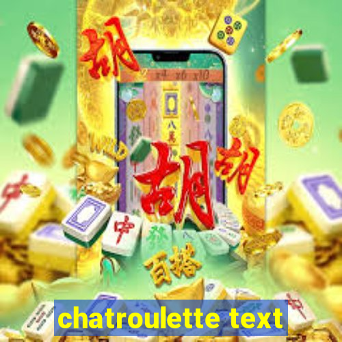 chatroulette text